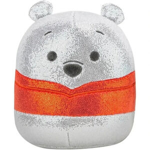 Winnie the Pooh squishmallow collectable womens silver red 100 Disney bag purse